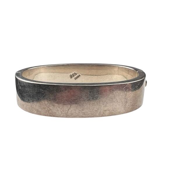 Zina Vintage Sterling Silver Cuff Bracelet Chunky 48g - Picture 1 of 8
